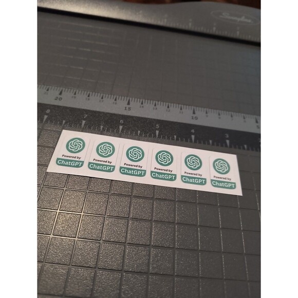 ChatGPT Sticker Funny Sticker Decal Vinyl Waterproof (6 Pack) - Picture 2 of 3